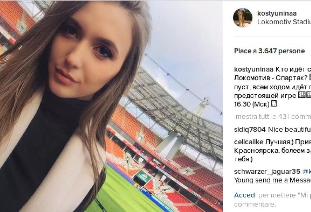 Arbitro di calcio o modella? Ecco la bellissima Ekaterina Kostyunina