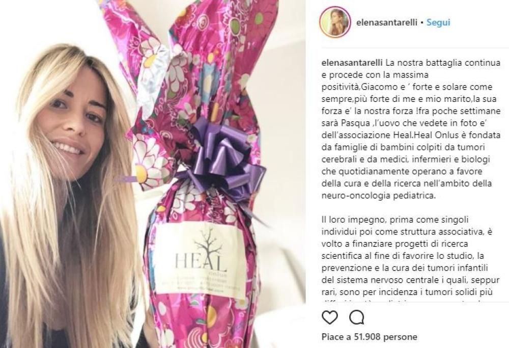 Elena Santarelli rivela che suo figlio ha un tumore: “Giacomo affronta le cure senza lamentarsi”