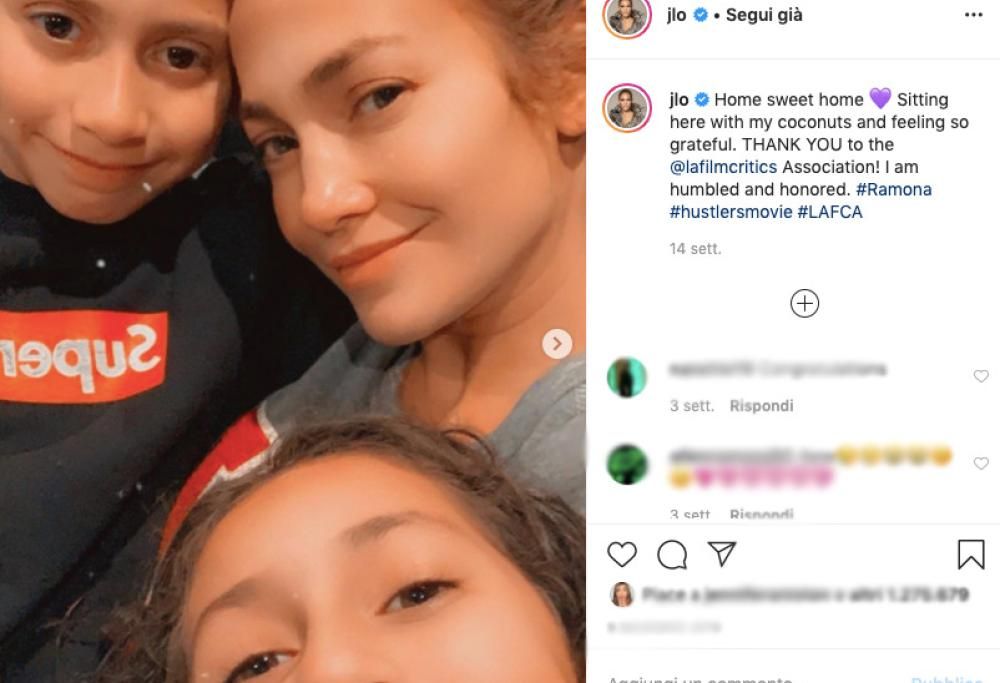 Jennifer Lopez super mamma in quarantena: le foto con i figli fanno impazzire i fan