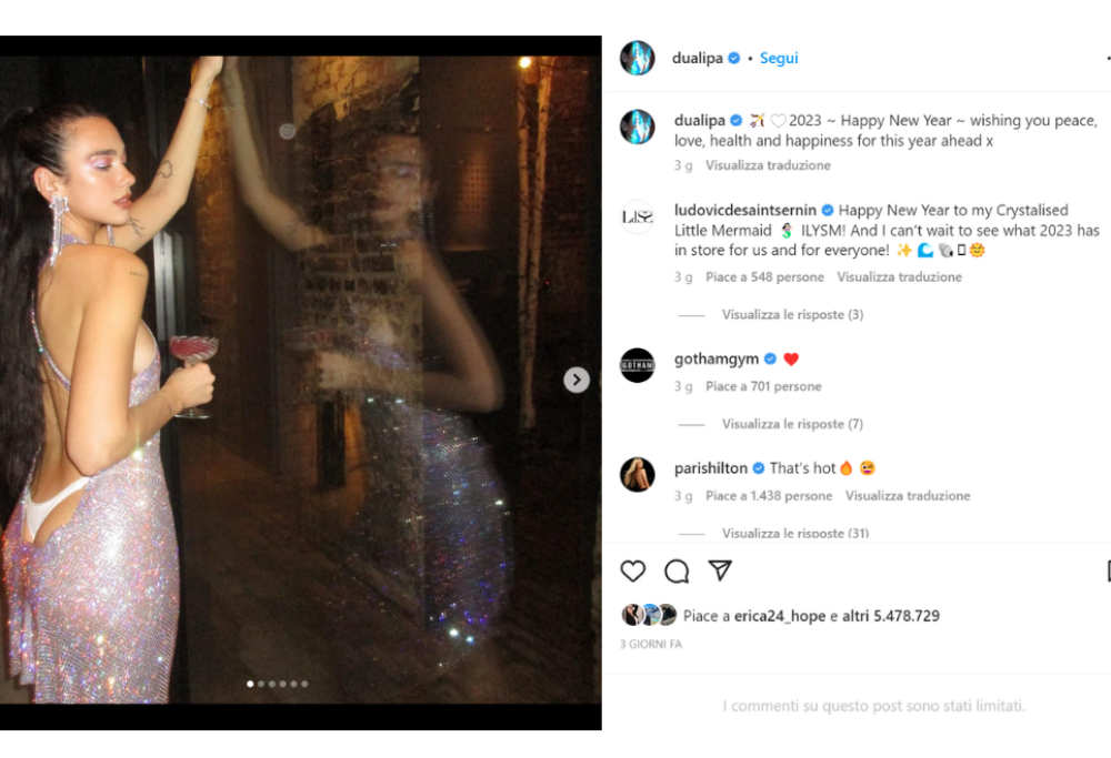 Dua Lipa eccita i fan scoprendo schiena e perizoma: ecco le foto