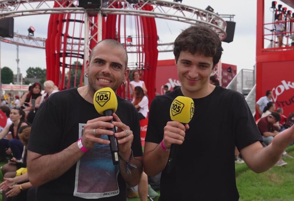 Radio 105 al Coke Studio con i fan degli Stray Kids | VIDEO