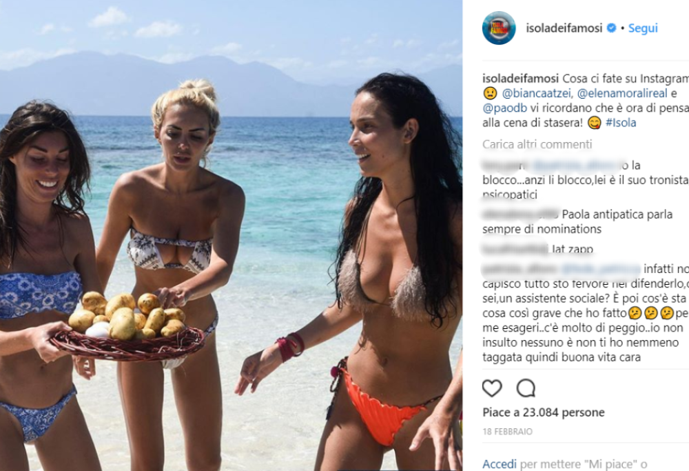 Isola dei Famosi prima e dopo: quanto sono dimagriti i naufraghi ?