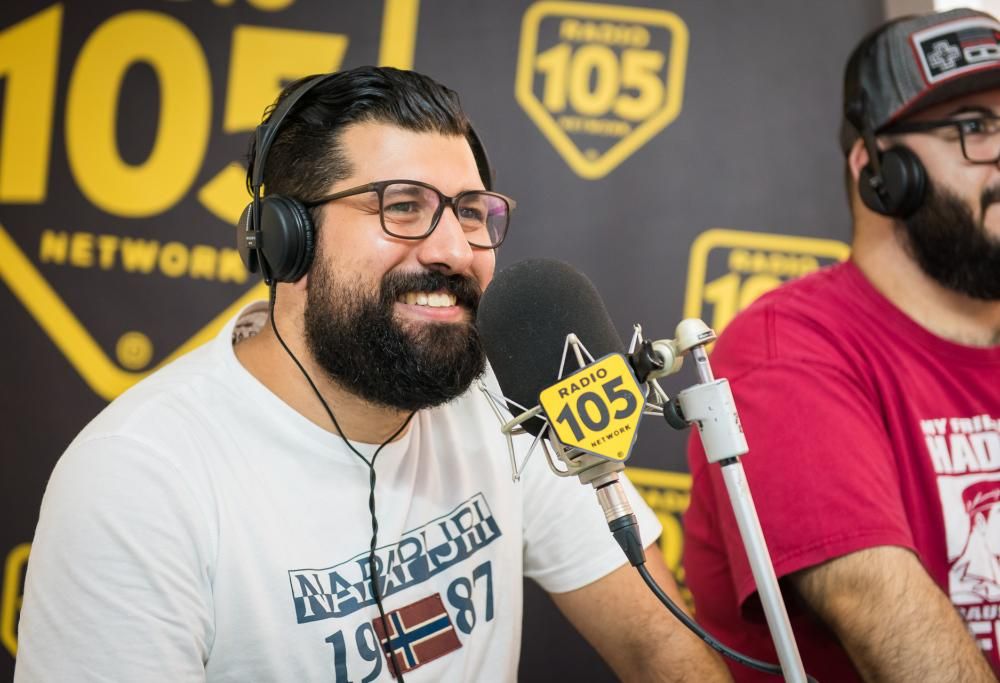 Pietro Virgilio a 105 WAG: le foto dell’intervista