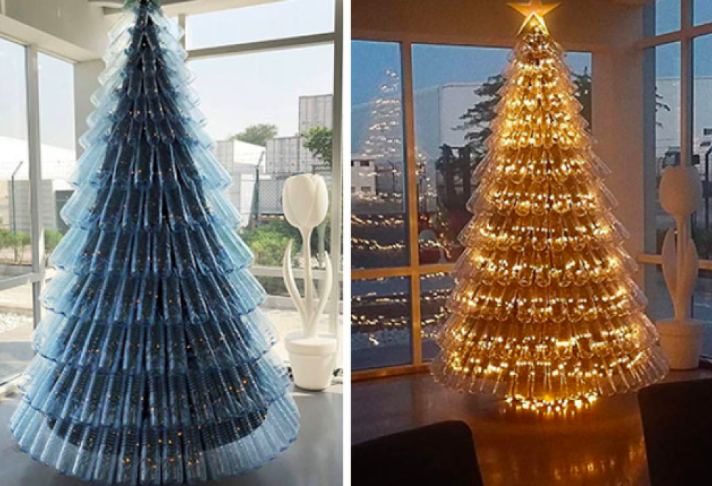 10 Alberi di Natale davvero originali realizzati da persone molto creative