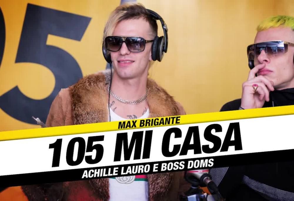 Achille Lauro a 105 Mi Casa: “Punto tutto sull’originalità e anticipo le mode”