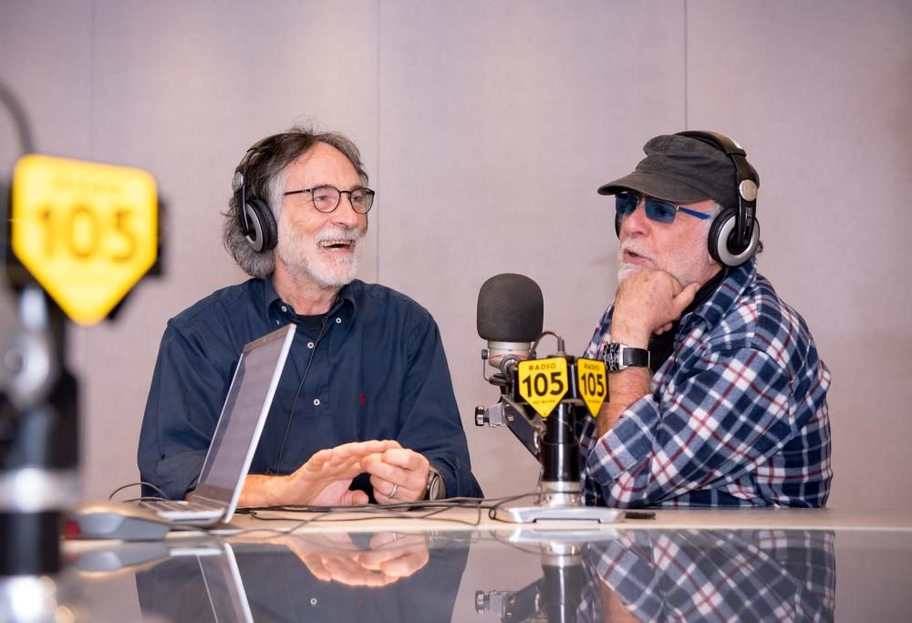 Patrick Djivas e Franz Di Cioccio della PFM a 105 Mi Casa: le foto