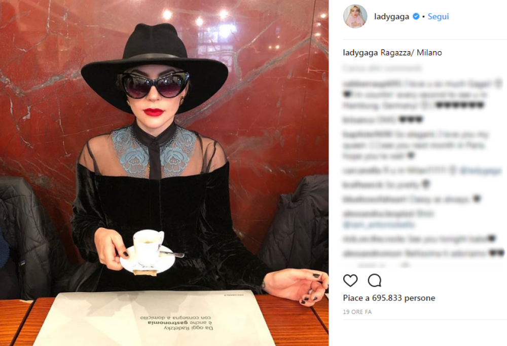 Lady Gaga: accoglienza regale per la cantante a Milano