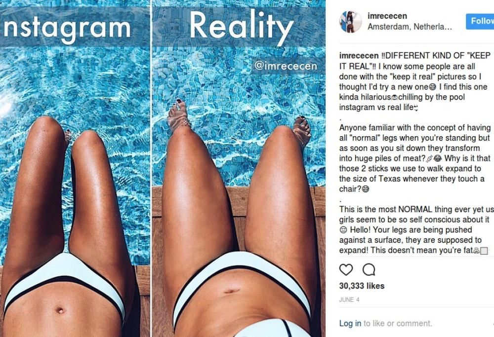 Instagram vs realtà: la fitness blogger svela i trucchetti per la foto perfetta