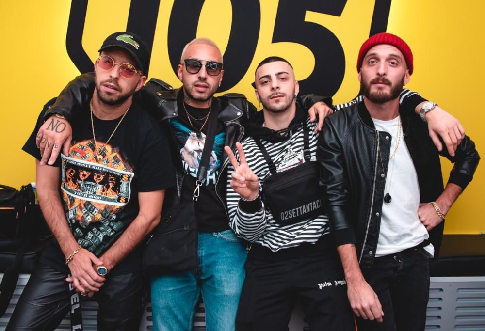 Luchè a 105 Trap, le foto dell’intervista