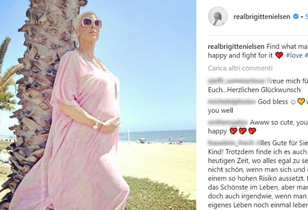 Ufficiale: Brigitte Nielsen aspetta un bambino, ma scoppia la polemica
