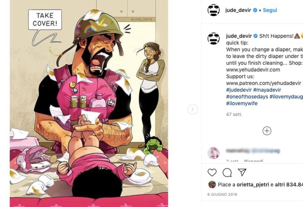 Essere neo genitori spiegato in 10 divertenti vignette