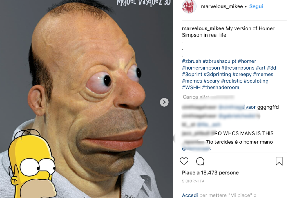10 personaggi dei cartoons trasformati in realtà