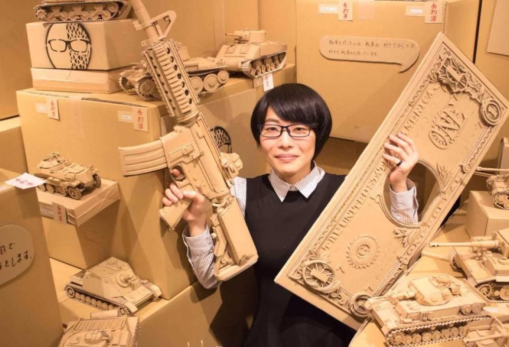 Monami Ohno, l’artista che trasforma il cartone in arte