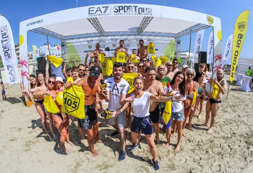EA7 Emporio Armani Sportour: la tappa Summer Tour di Milano Marittima
