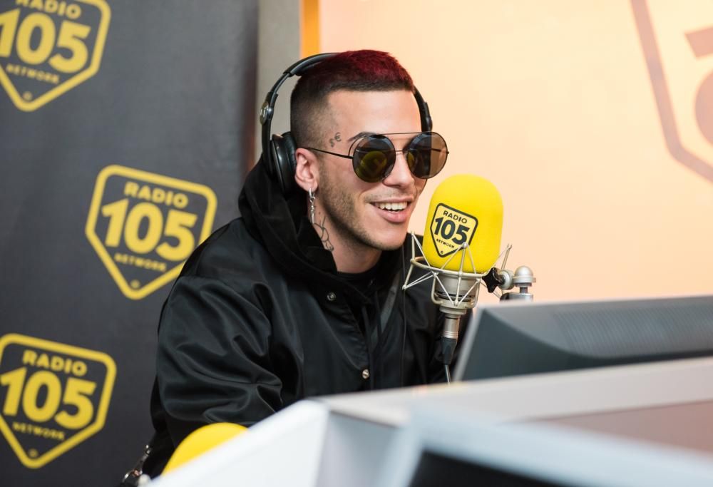 Sfera Ebbasta a 105 Mi Casa: le foto dell’intervista