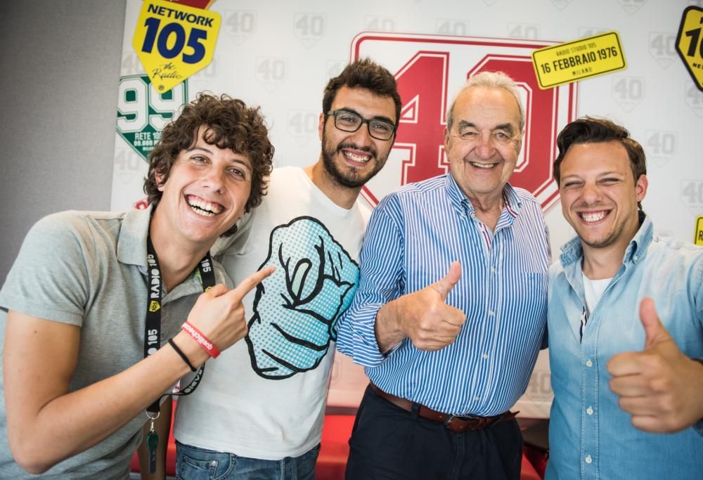 Bruno Pizzul con Gli Autogol, le foto