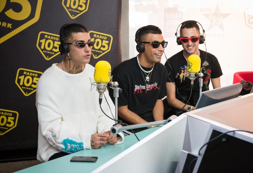 La Dark Polo Gang a 105 Mi Casa: le foto dell’intervista