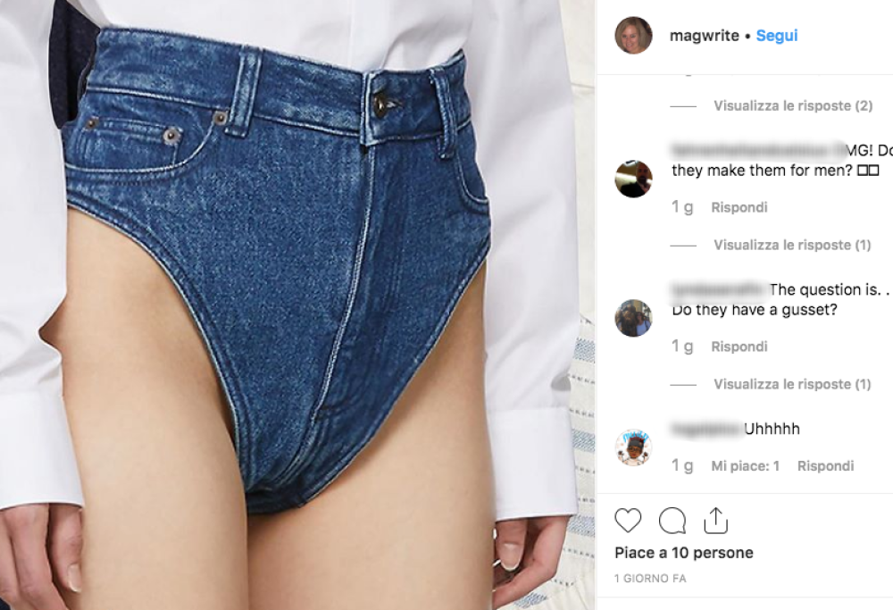 Arrivano le mutande di jeans: la nuova moda dell’estate… da mettere in mostra