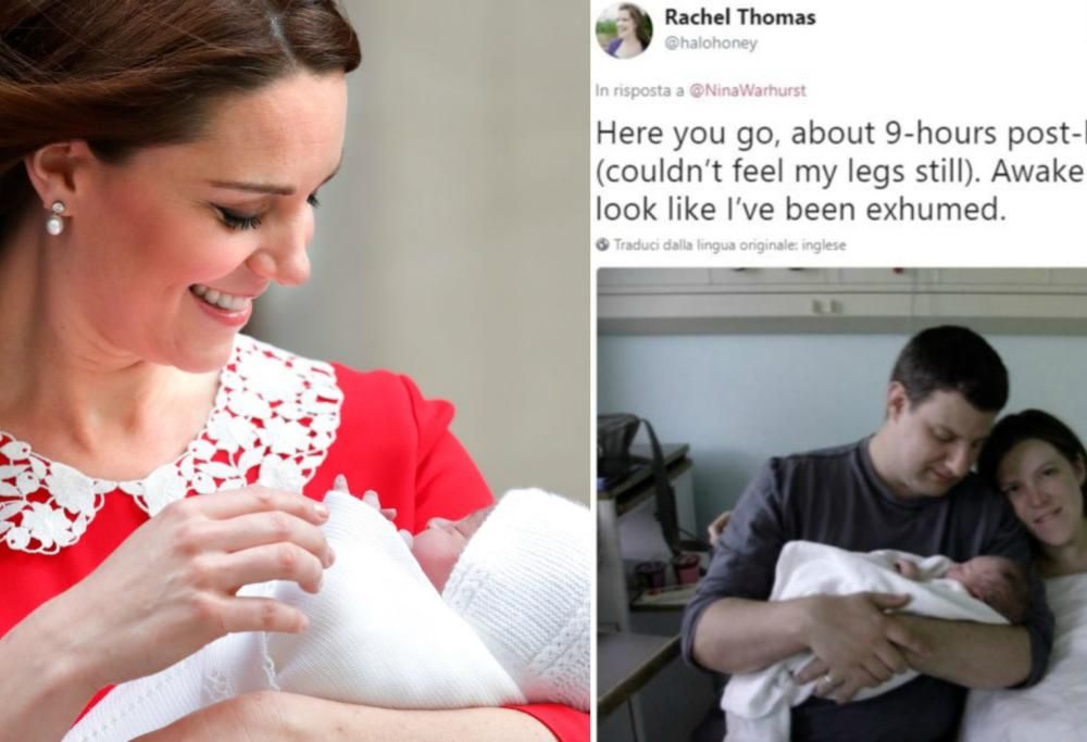 Le mamme inglesi si scatenano dopo la nascita del royal baby: «Noi, sette ore dopo il parto…»
