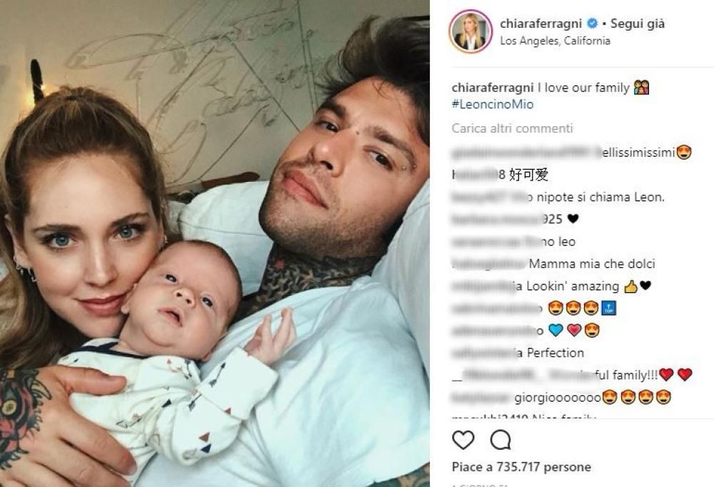 Ecco perché il figlio di Fedez e Chiara Ferragni si chiama Leone
