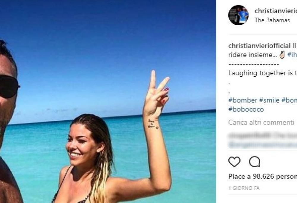 Bobo Vieri e Costanza Caracciolo, innamorati e felici alle Bahamas, svelano il loro segreto
