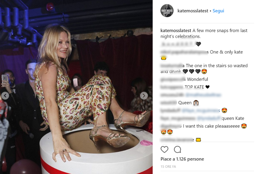 Kate Moss troppo euforica alla settimana della moda londinese?