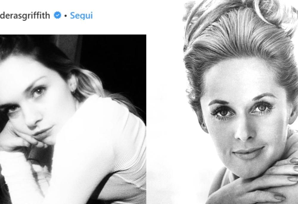 La figlia di Antonio Banderas è identica alla nonna, Tippi Hedren