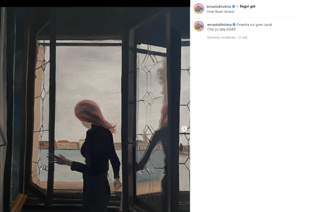 Ema Stokholma: speaker, scrittrice, presentatrice e adesso anche pittrice