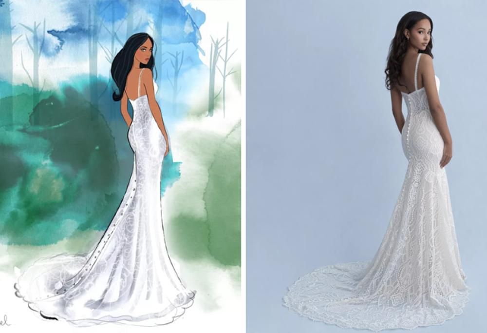 Questi splendidi abiti da sposa sono ispirati alle principesse Disney