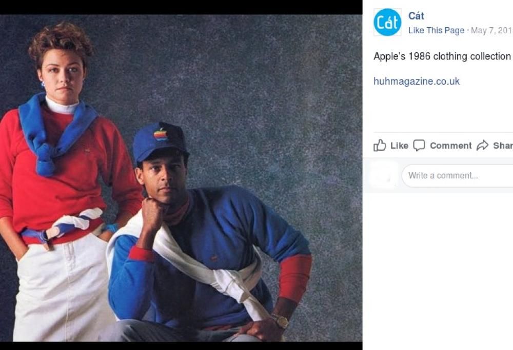 Sapevi che Apple vendeva vestiti?