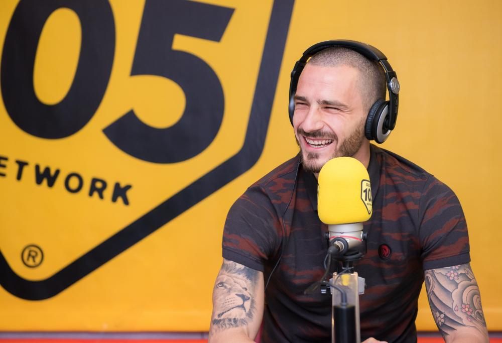 Leonardo Bonucci a 105 Mi Casa: le foto