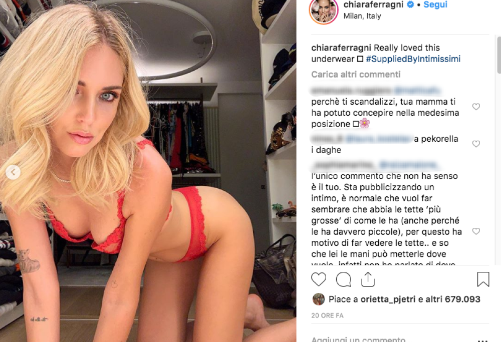 Sexy Ferragni su Instagram: ecco gli scatti hot