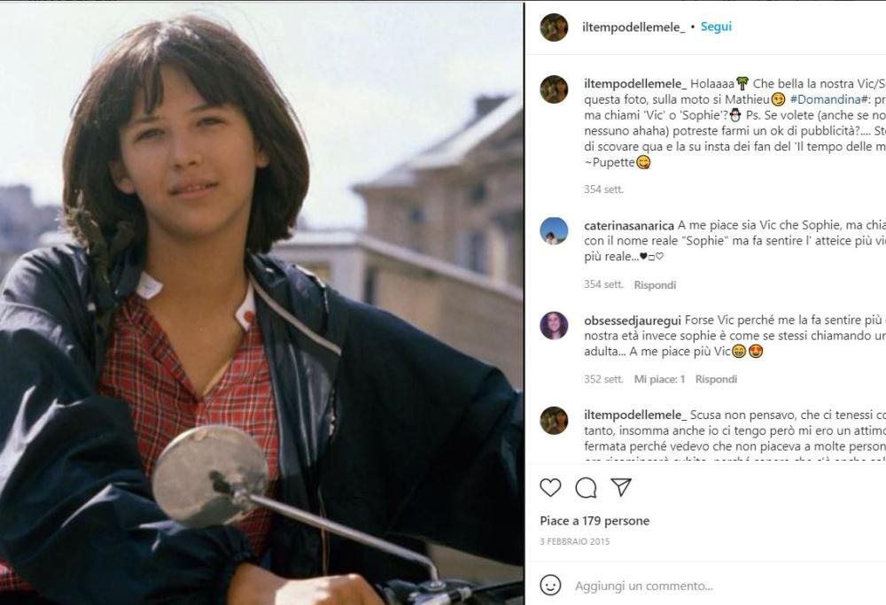 Sophie Marceau: ecco come è diventata la protagonista del Tempo delle Mele