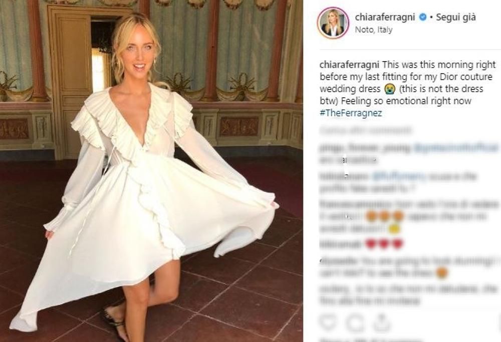 Nozze Ferragni-Fedez: Chiara svela nuovi dettagli sul matrimonio