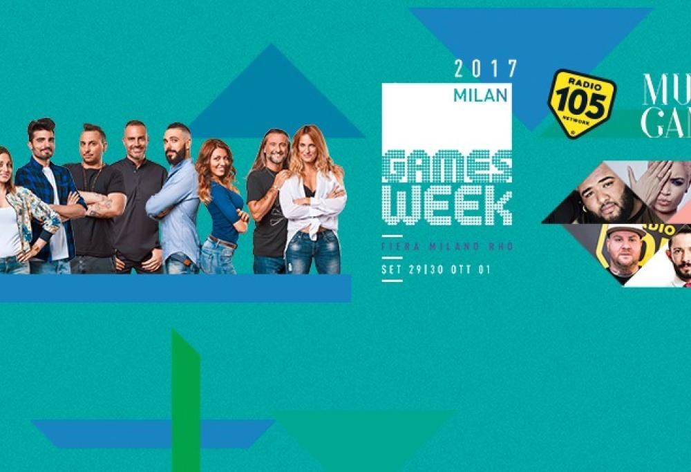 Milan Games Week 2017: ecco la programmazione di Radio 105 e gli ospiti speciali!