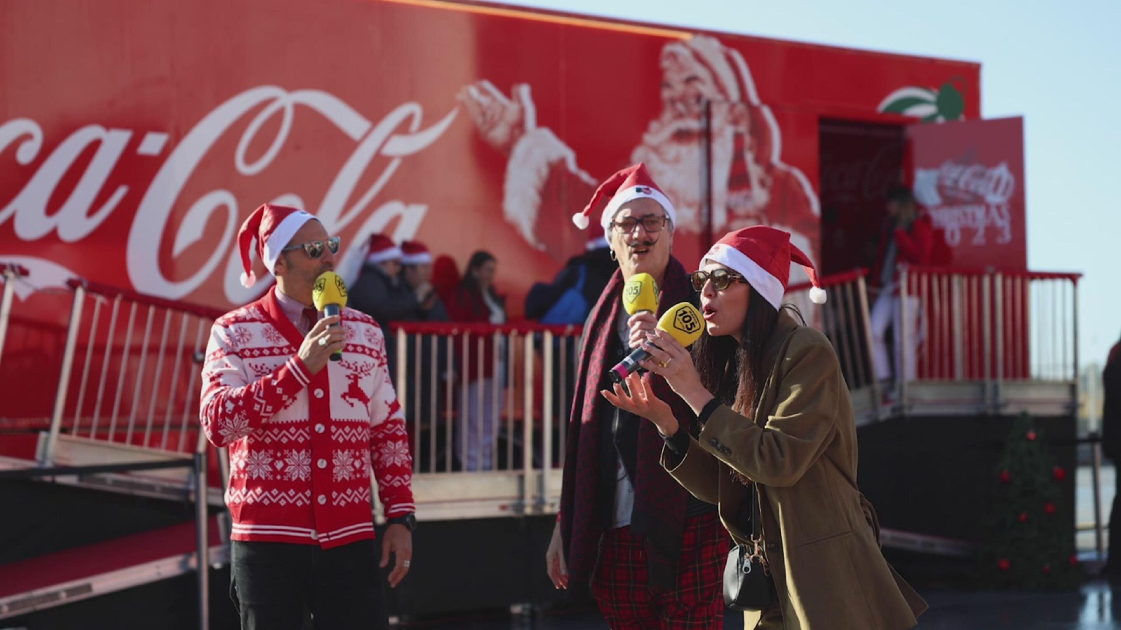 Coca-Cola Christmas Tour a Roma | il video con Ylenia e Pizza
