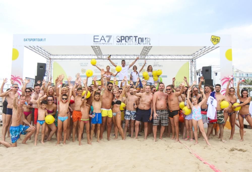 EA7 Emporio Armani Sportour: la tappa Summer Tour di Riccione