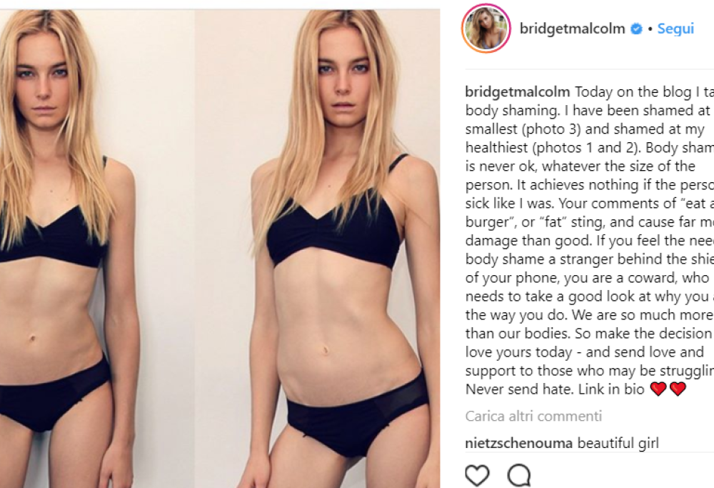 Ex modella di Victoria’s Secret: “Sono ingrassata e non me ne frega niente”
