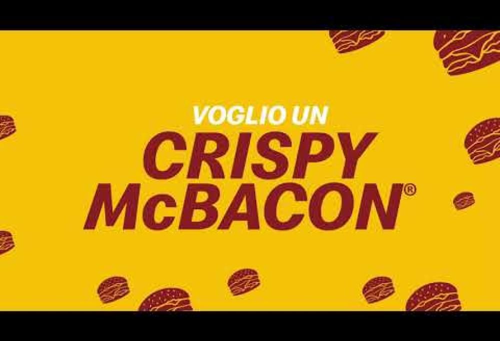 E’ arrivata la Crispy McBacon® Song: musica per le nostre… papille!