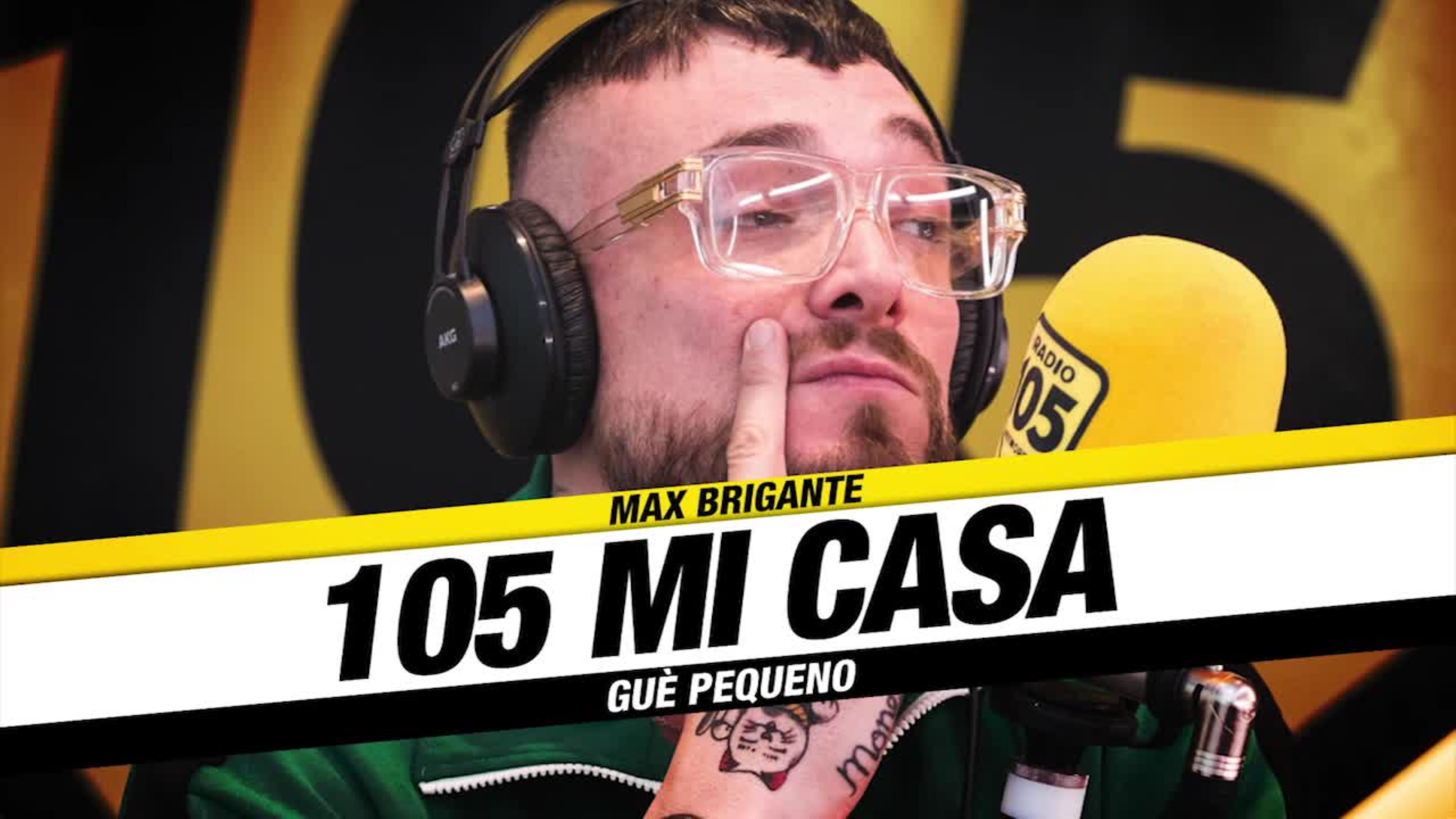 Gué Pequeno a 105 Mi Casa: “Sono il primo artista hip hop a riempire il Forum”