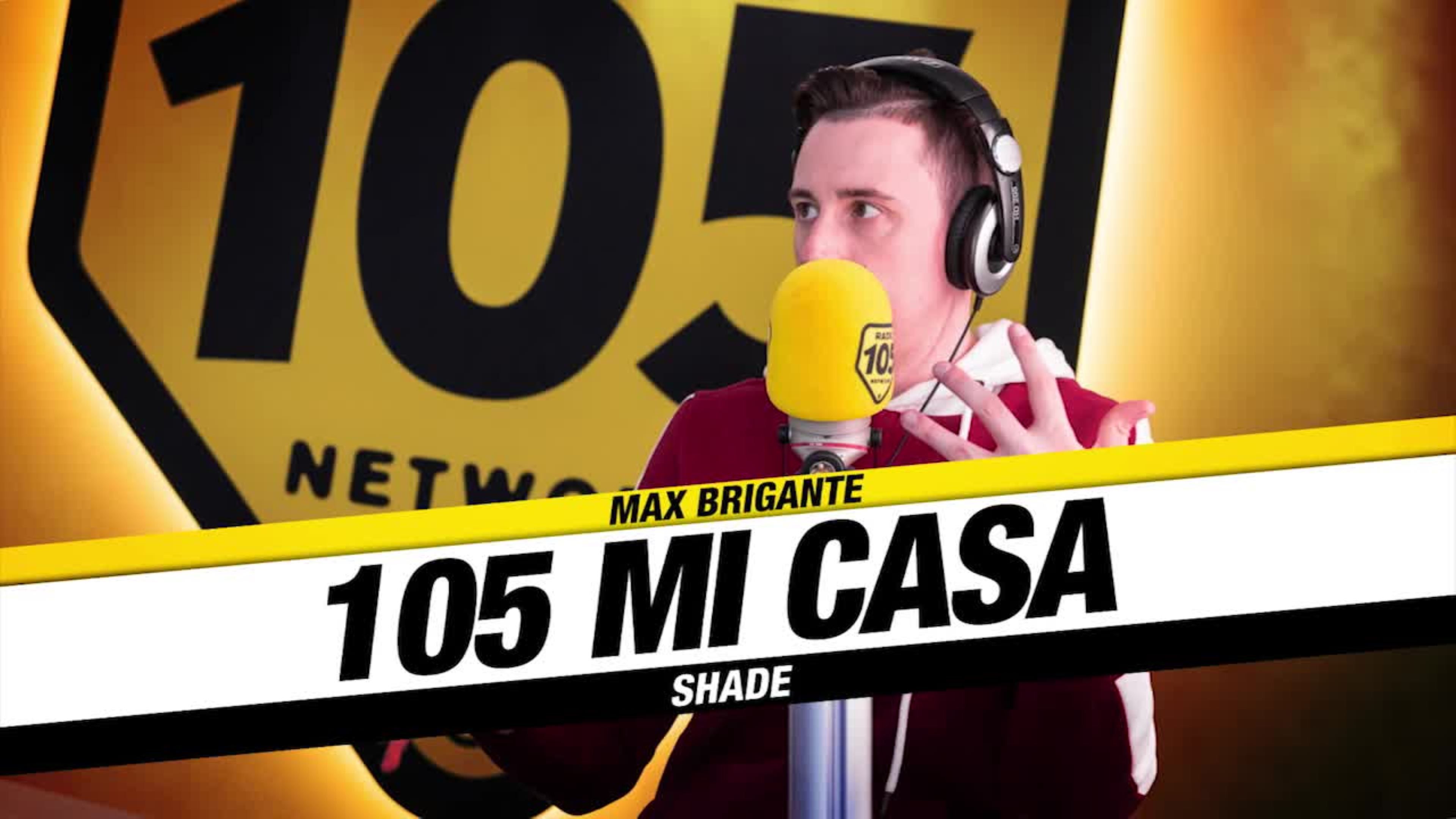 Shade a 105 Mi Casa: “Al nostro Sanremo do un sette e mezzo”