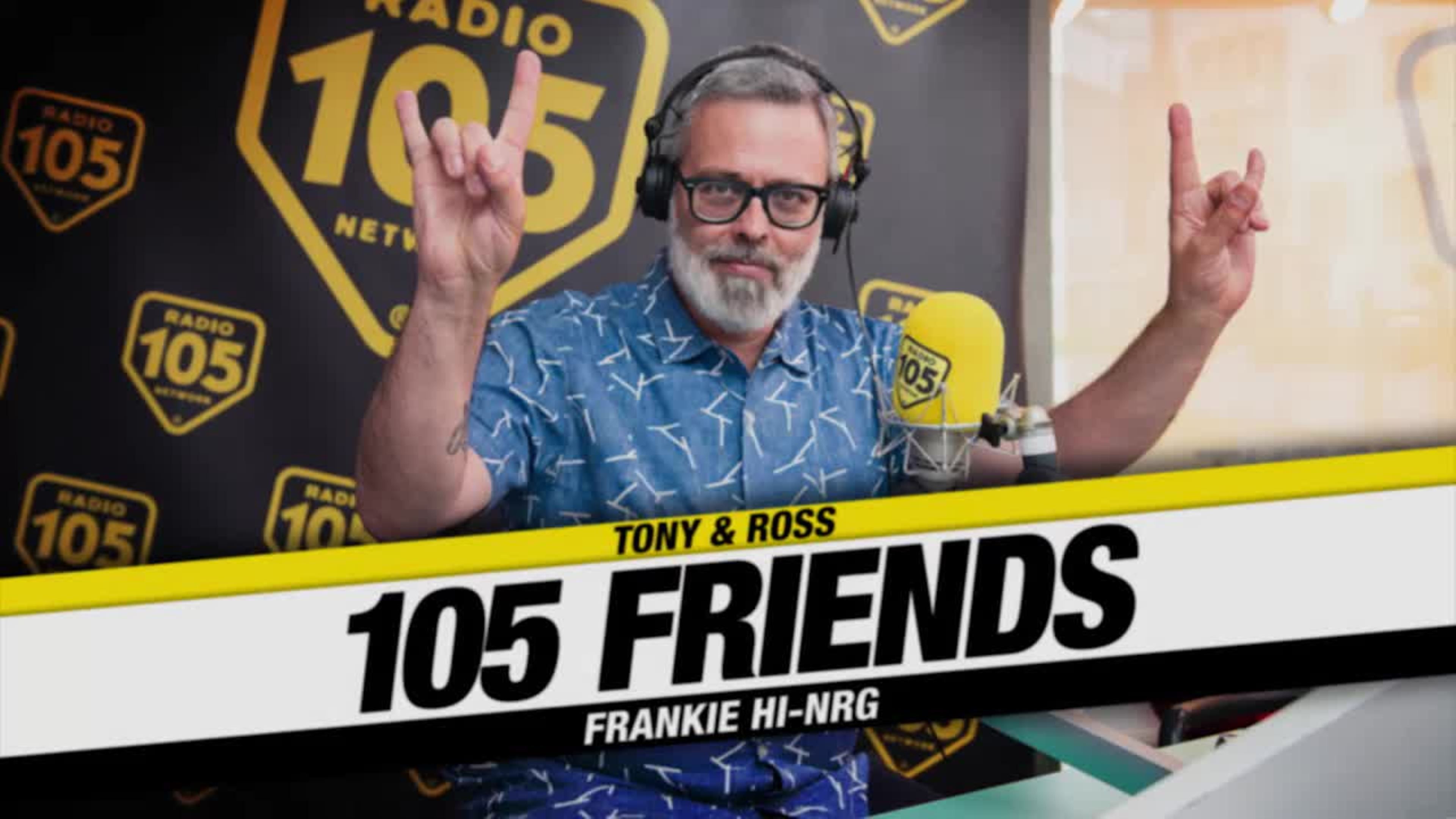 Frankie Hi-Nrg a 105 Friends per presentare il libro Faccio la mia cosa