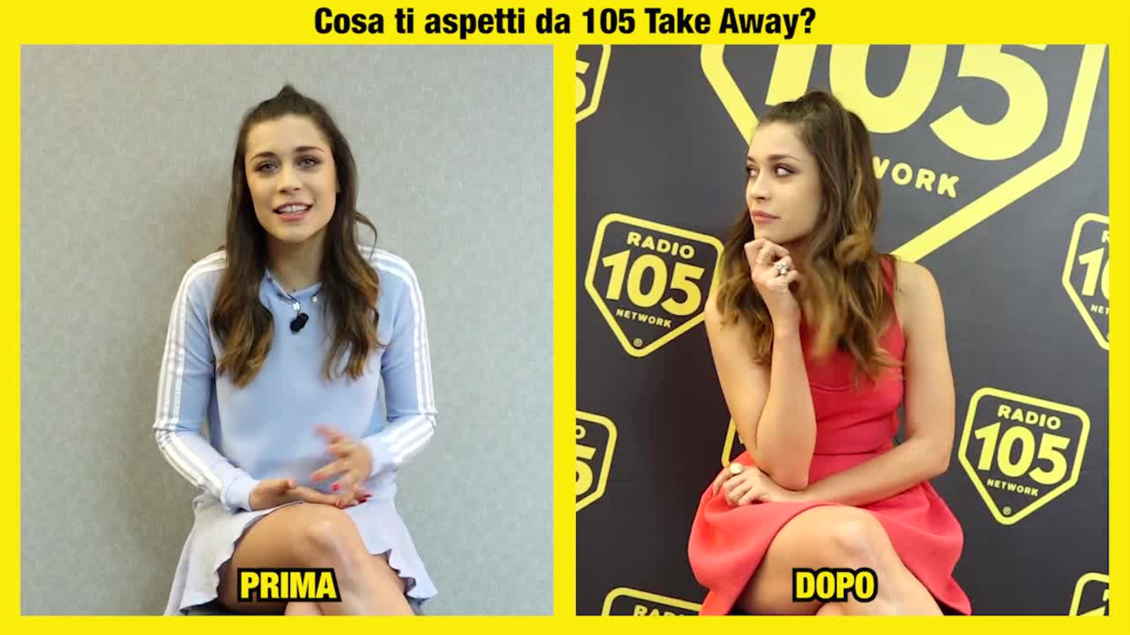 Ludovica Frasca prima e dopo 105 Take Away: l’intervista doppia