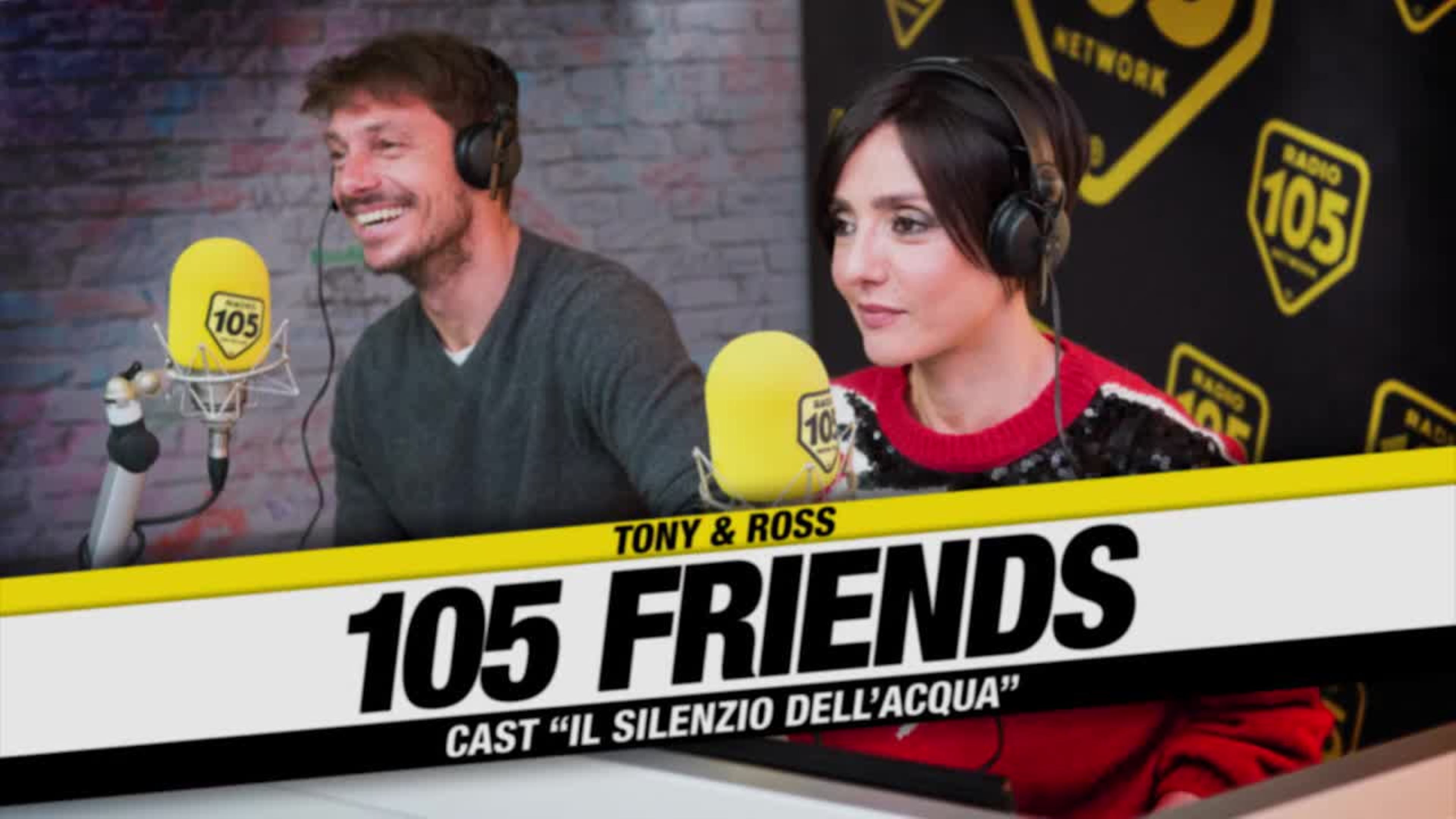 Ambra Angiolini e Giorgio Pasotti a 105 Friends per presentare la serie tv “Il silenzio dell’acqua”