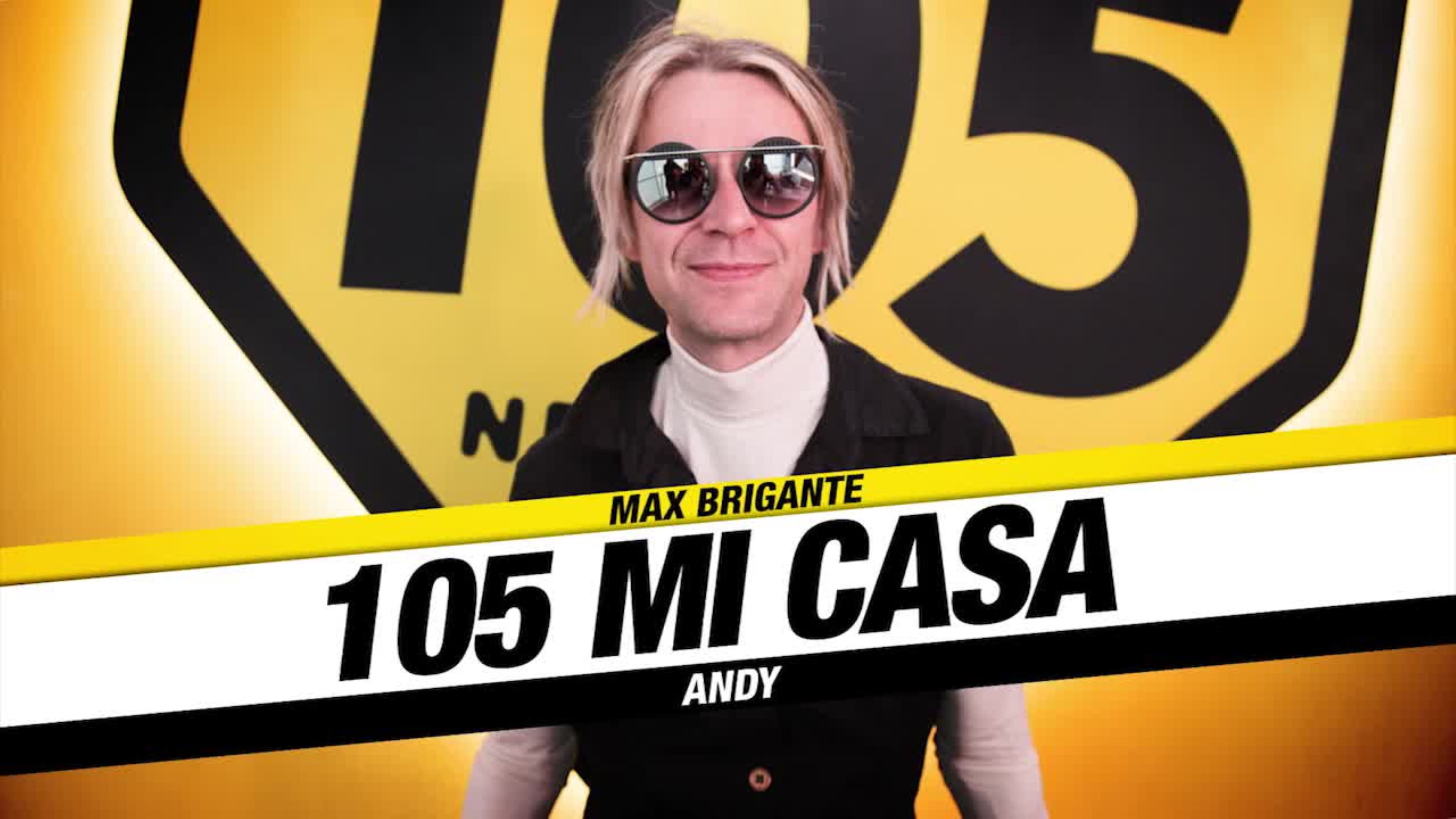 Andy a 105 Mi Casa: “Il mio spettacolo nasce dalla voglia di imparare”