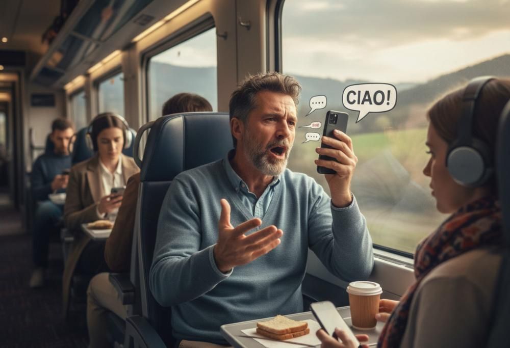 Vivavoce, uomo multato a Nantes