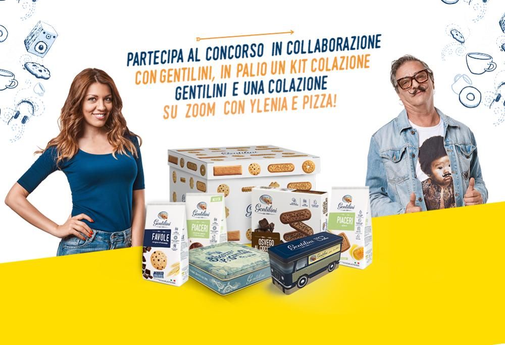 Partecipa al concorso, in palio un kit colazione Gentilini e una colazione su Zoom con Ylenia e Pizza!