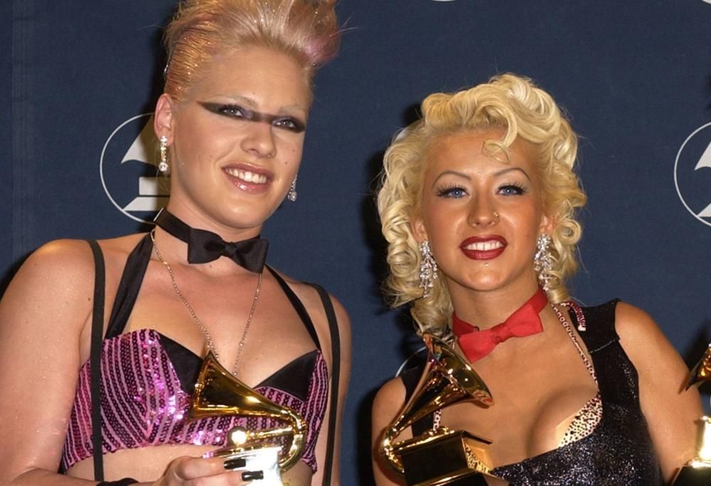 Christina Aguilera cercò di dare un pugno a Pink