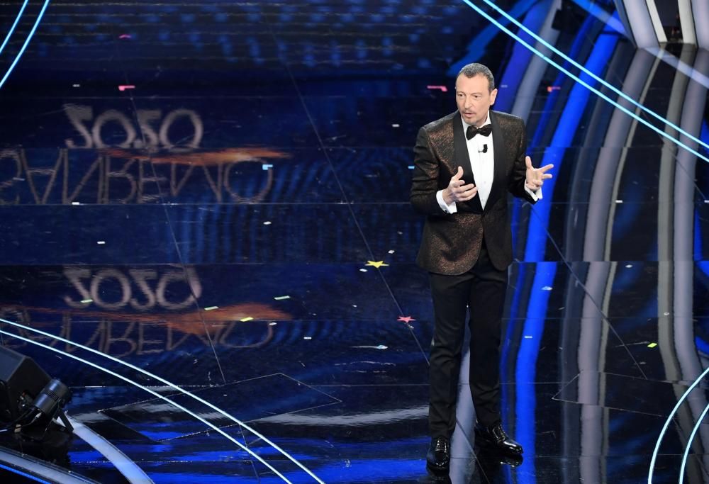 Carlotta Mantovan a Sanremo 2020 per ricordare Fabrizio Frizzi