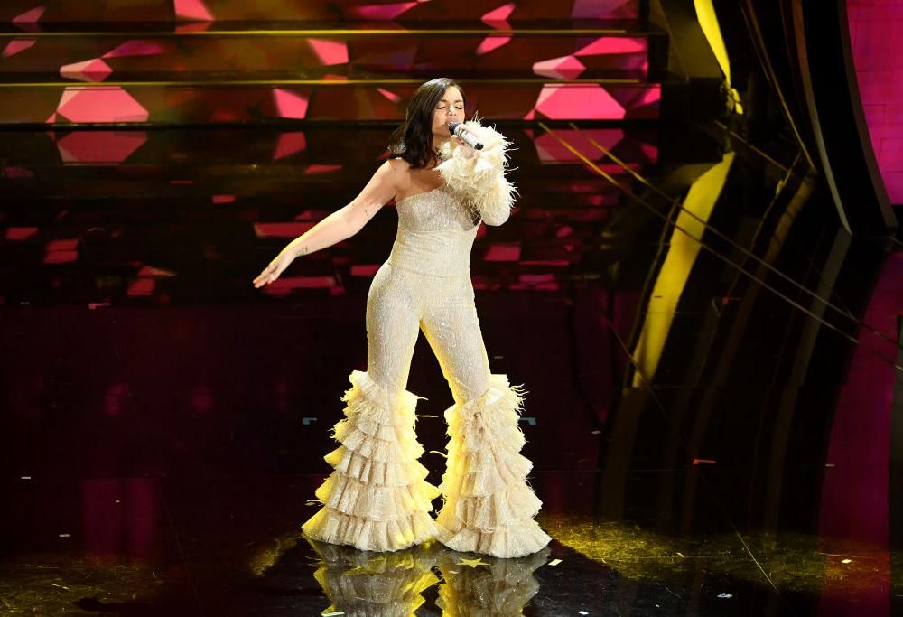Elettra Lamborghini twerka in diretta a Sanremo